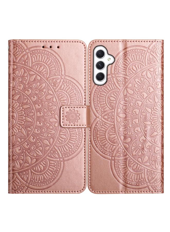 S-TOP Case For Samsung Galaxy A26 5G Flower Embossed Leather Phone Case - Image 1