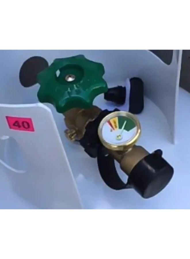 محول أسطوانة البروبان الأصفر مع عداد محول QCC1 مقياس مانع للتسرب لشوايات الشواء - Image 5