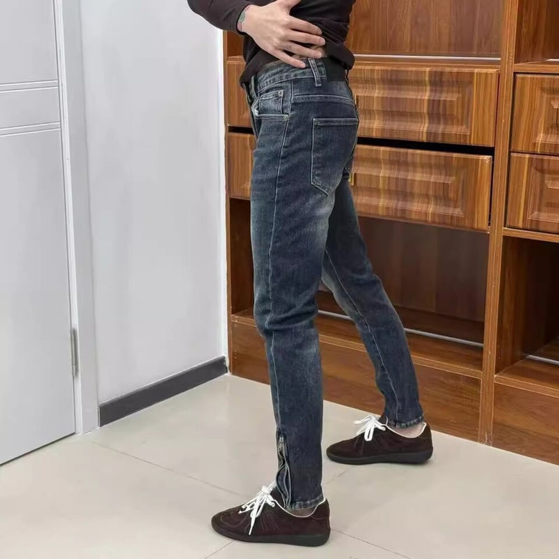 Unisex Classic Denim Jeans Loose Fit Daily Outdoor Wear - Image 5