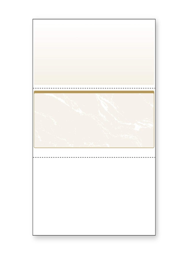 DocuGard Standard Gold Marble Middle High Security Check Paper - Laser/Inkjet Printer Compatible - 11 Security Features - 500 Blank Business Checks (04513) - Image 1