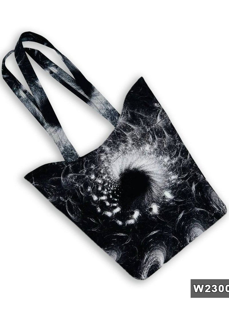 Gharibo Bags Casual Printed Satin Tote Bag  - Image 2