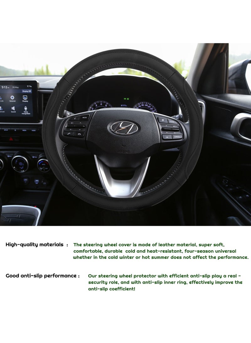 3XR Car Steering Cover Good Grip Steering Wheel Cover Decoration For Universal Cars 3XR-J2146 - Image 4