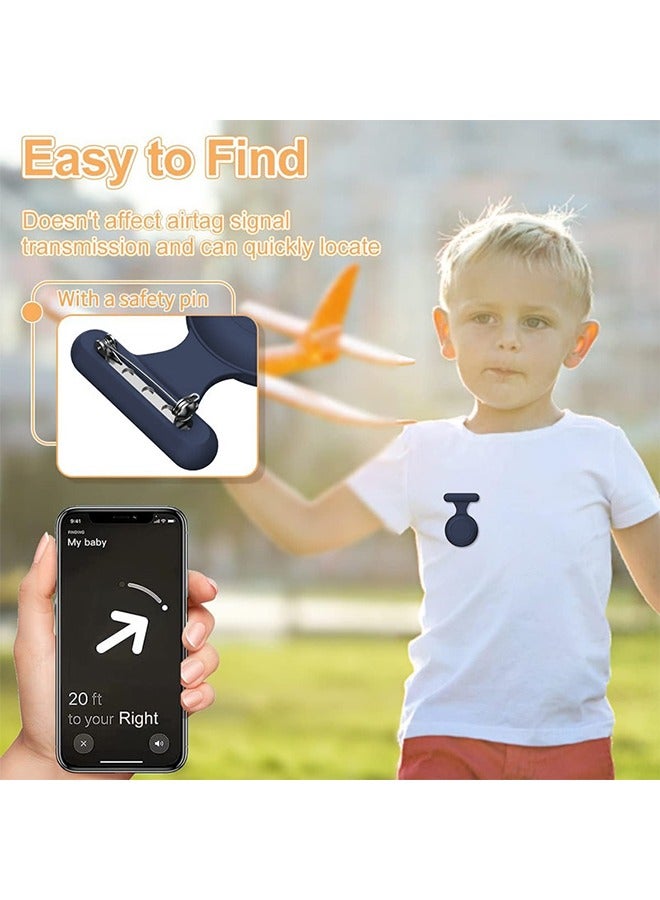 Holder with Brooch Pin for AirTag, Hidden for AirTag Case for Clothing, Suitable for Kids, Elder, Better Substitute for AirTag Accessories of Necklace, Wristband, Bracelet, Watch (2 Pack) - Image 4