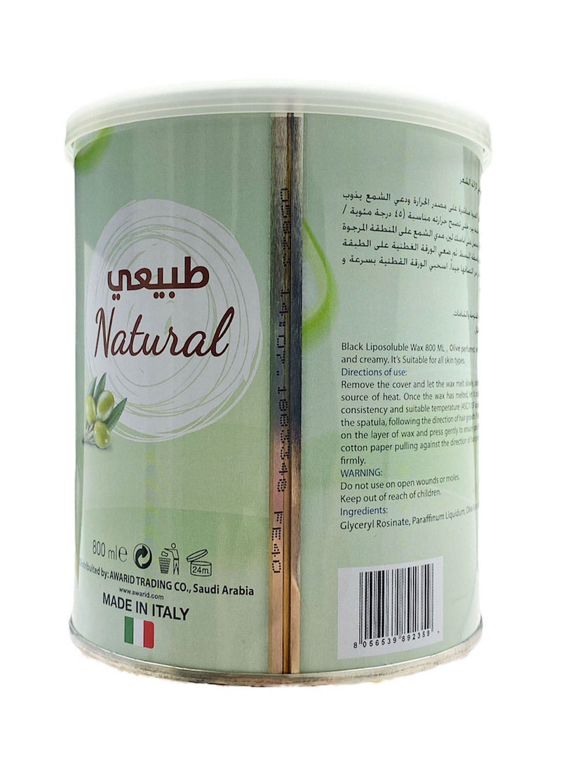 بلاك علبة شمع إزالة الشعر الأسود برائحة الزيتون 800 مل - Image 4