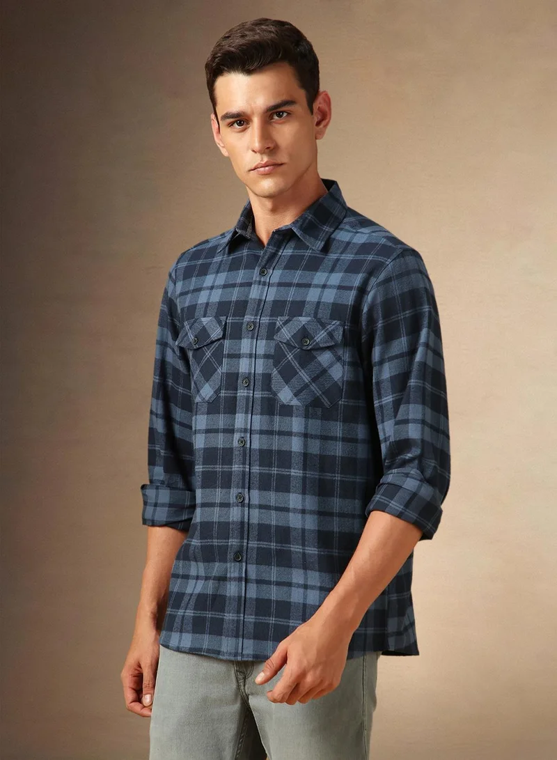 Dennis Lingo Navy Shirt For Men For Men