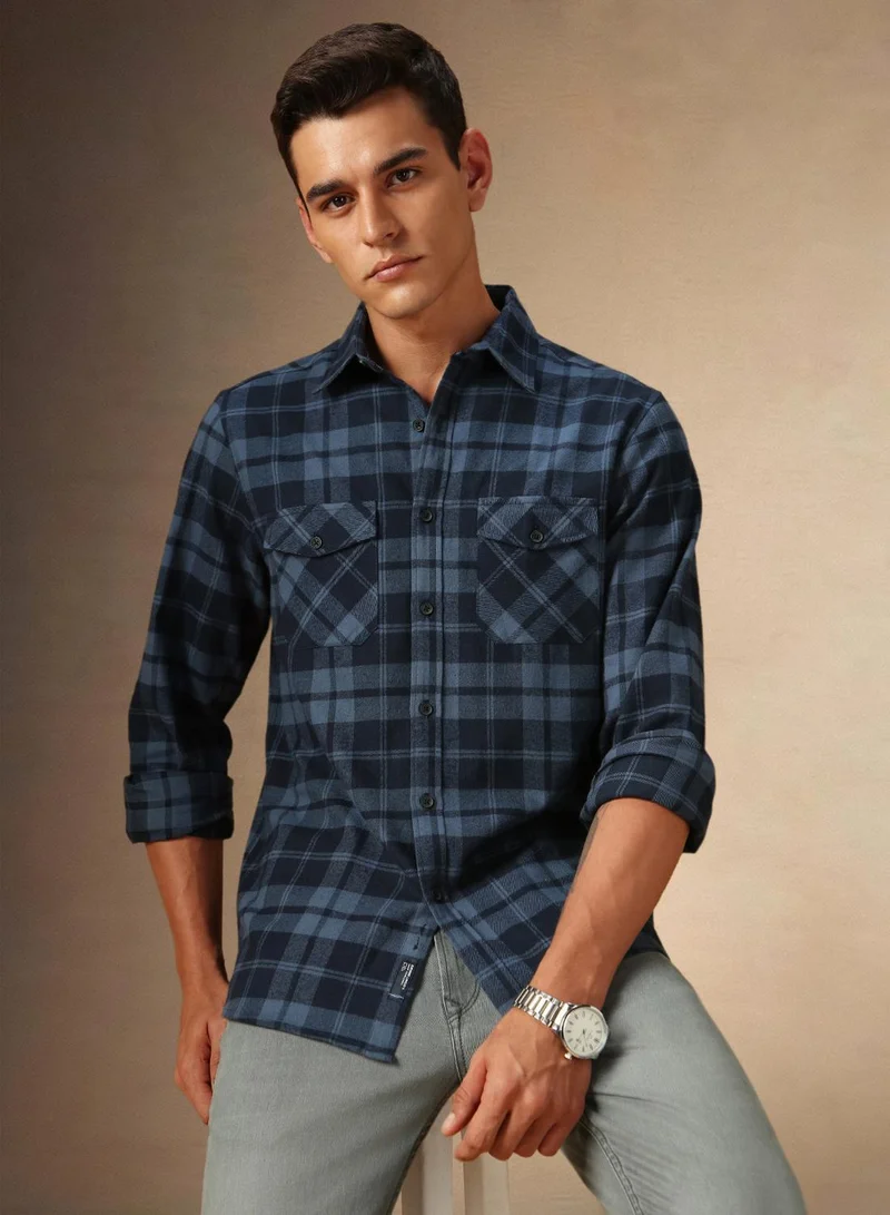 Dennis Lingo Navy Shirt For Men For Men