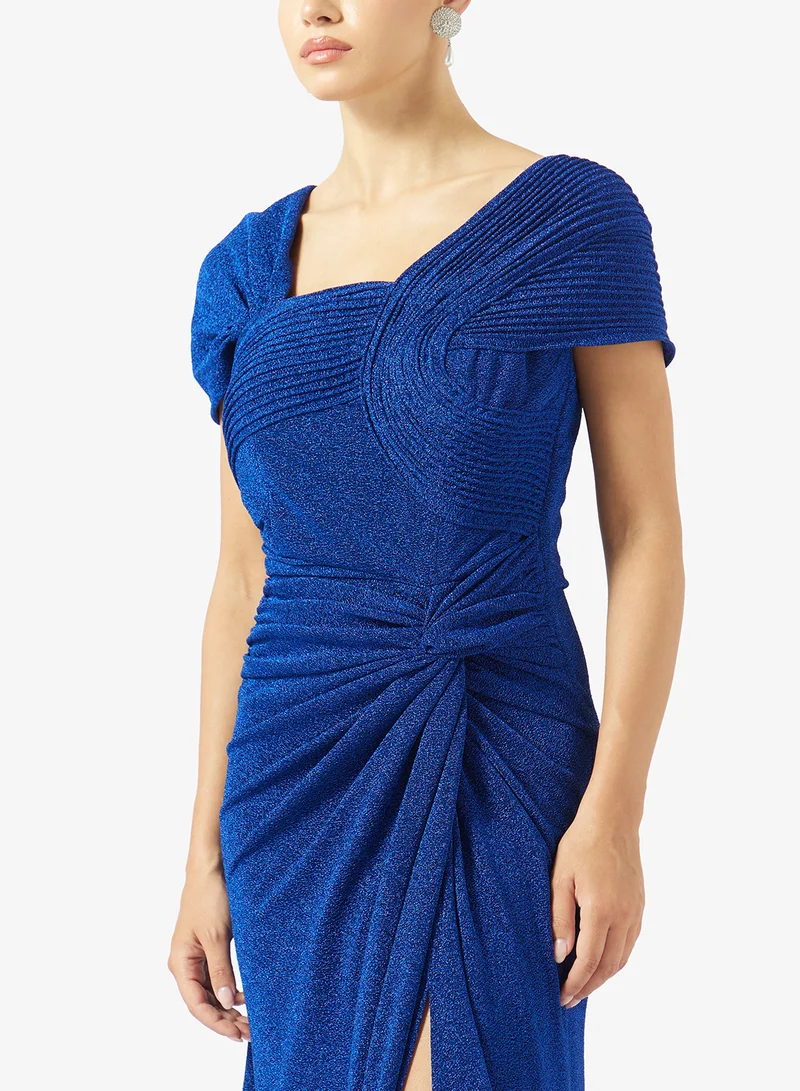 Akadia Fashion  PLEATED TOP INFINITY LAME DRESS for Women | Best Price UAE