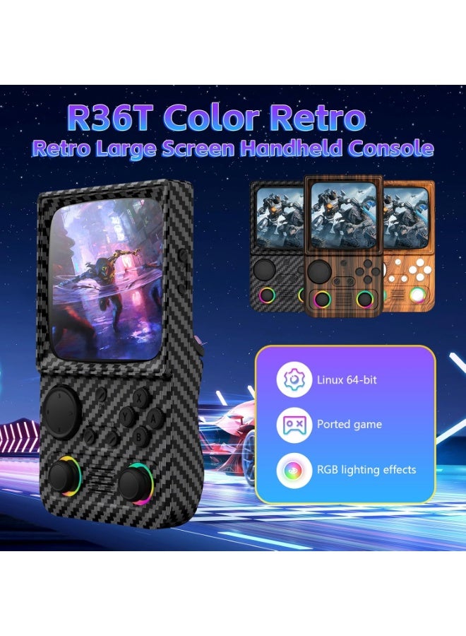 Tiger 3A Retro Handheld Game Console with 4 Inch IPS HD Screen, Built-In 64GB Memory, WiFi & OTG Support, Portable Mini Arcade Retro Gaming System, Compatible with Classic Games, Black - Image 3