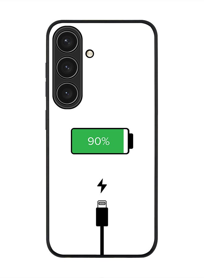 Stylizedd For Samsung Galaxy S25 5G Case,Slim fit Camera Protection, Shockproof Thin Phone cover  - Battery Charging - Image 1