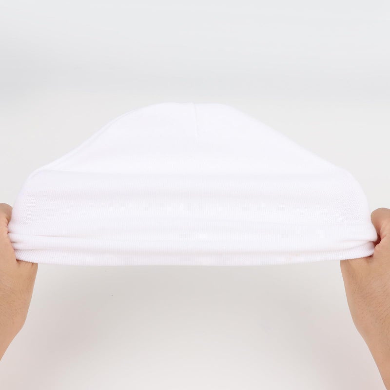 DRESHOW BQUBO 4 Pieces Baby Beanie Newborn Toddler Soft Cute Knit Hat Hospital Hats for Baby Boys Infant Cap Beanies - Image 5