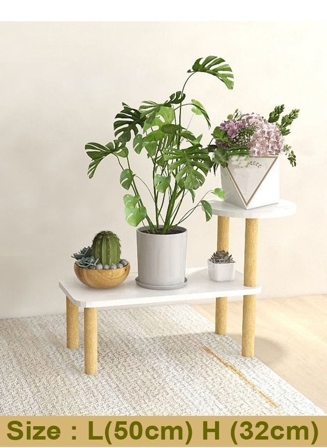 fashionhome 2 رفوف التصميم الحديث رف وعاء الزهور لغرفة المعيشة  - Image 3