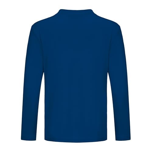 Opna Youth Athletic Performance Long Sleeve Shirts for Boys or Girls Moisture Wicking,Royal,Small - Image 2