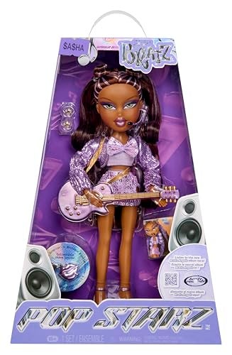BRATZ دمية ساشا من براتز بوب ستارز مع ملحقات وسحر - Image 1