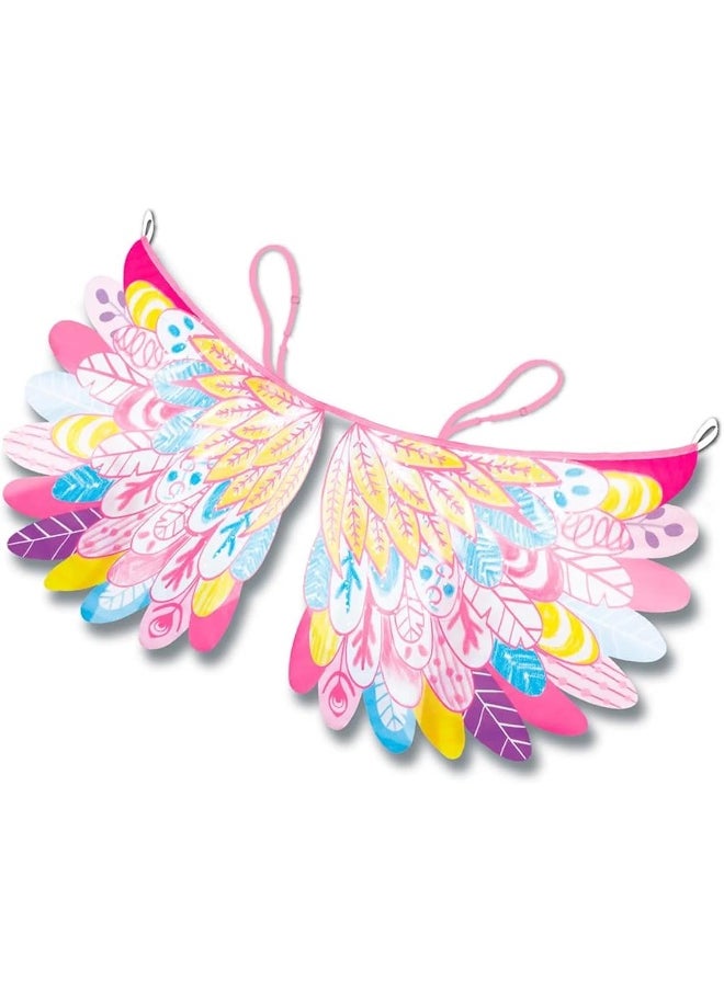Avenir Avenir Unicorn Dress Up Fun Set – Fantastic Unicorn | DIY Costume with Pre-Printed Wings, Markers, Felt, Plastic Needle, & Headband - Spark the Imagination | 3+ Years  - Image 4