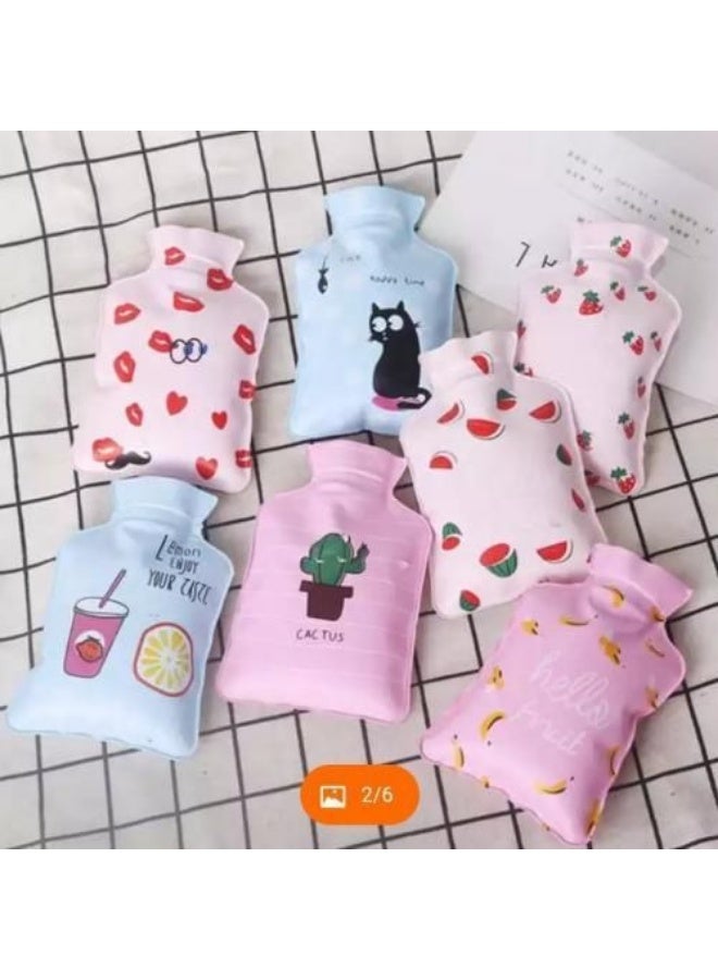 كيس مياه ساخنة صغير مطبوع عليه أشكال - Image 2