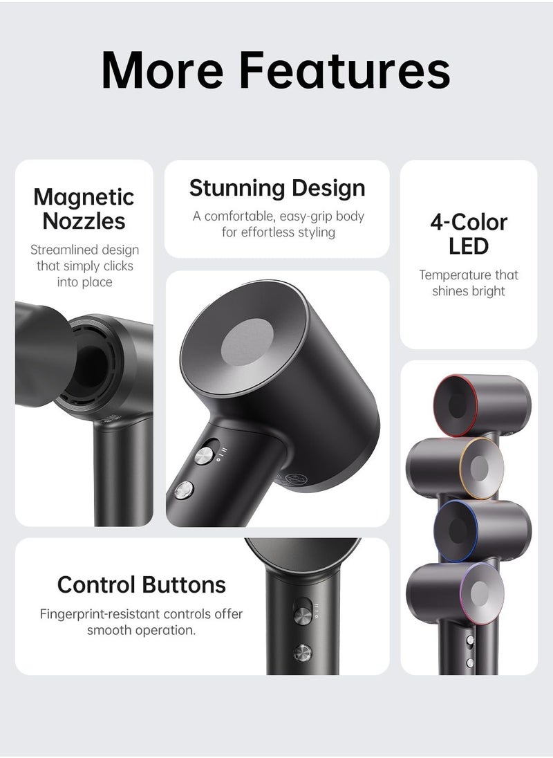 Laifen - Laifen, Swift Special Hair Dryer, High Speed, Low Noise with 3 Magnetic Nozzle to dry, style and define your curls - Image 1