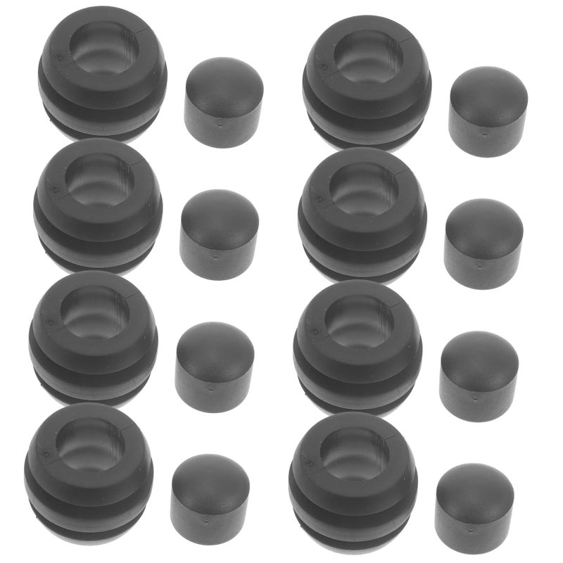 Table Football Bearing Set Replacement Parts Smooth Rubber Bushings Rod Caps - Image 2