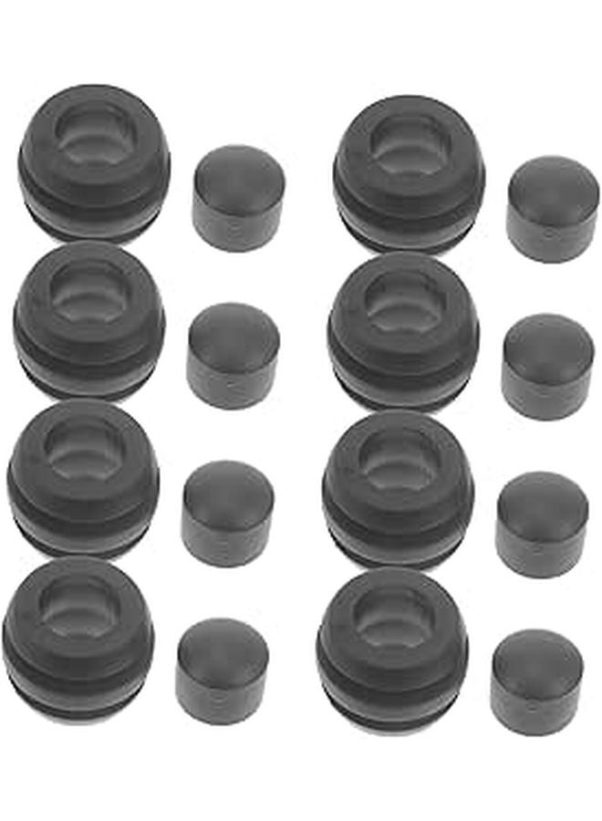 Table Football Bearing Set Replacement Parts Smooth Rubber Bushings Rod Caps - Image 1