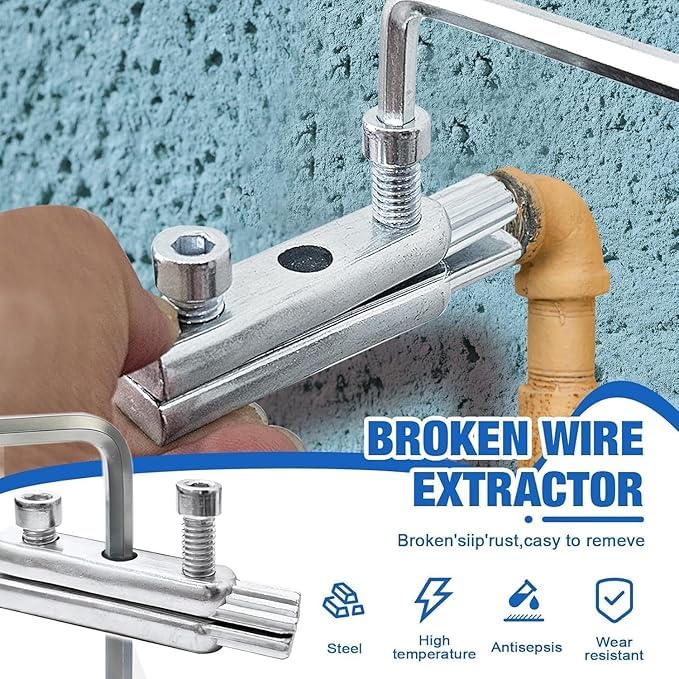 Flygon Broken Head Screw Extractor Faucet Angle Valve Wire Extractor for Sink Valve | Other Pipe/Tubing Tools & Accs | Pipe & Tubing Tools & Accs | Hydraulics, Pneumatics & Pumps - Image 4