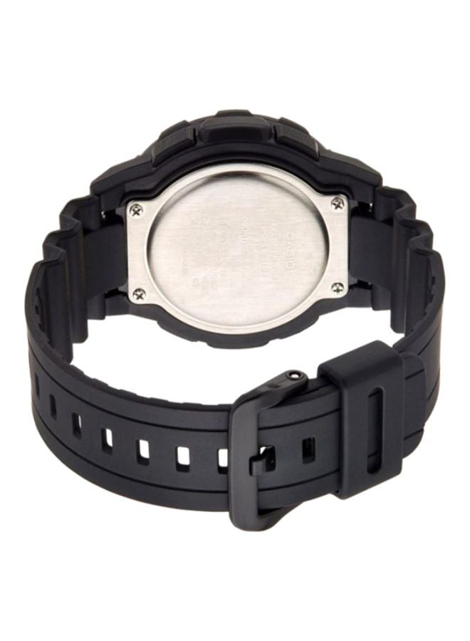 CASIO Men Resin Analog & Digital Wrist Watch AEQ-100W-1AVDF - 48 mm - Black - Image 2