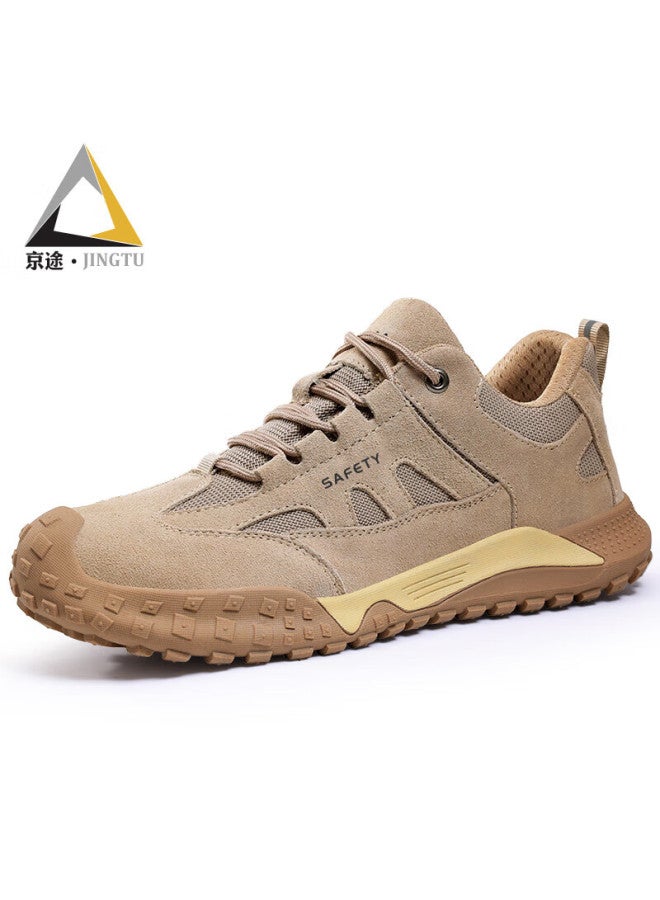 Jingtu Men'S Breathable Steel Toe Cap Puncture-Proof Lightweight Safety Work Shoes 3076 Size 42 - Image 4