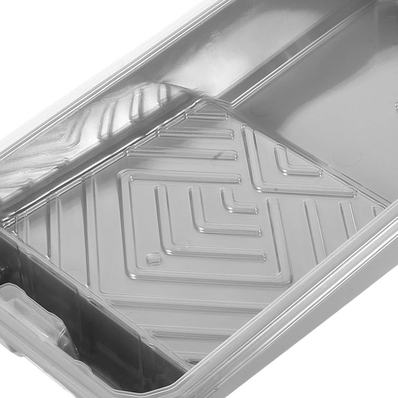 3Pcs 4 Inch Plastic Paint Tray Liners Set With Disposable Pads For Walls And Home Improvement - Image 4