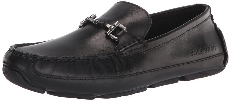 COLE HAAN حذاء كول هان وايت بت درايفر للرجال، أسود، 43.5 EU - Image 1