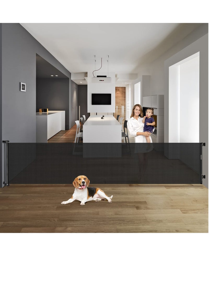 XiuWoo - 3 Meter Extra Wide Baby Gate for Large Openings Retractable Baby Gates for Doorways Extra Long Baby Gate Pet Gates for Dogs Indoor Outdoor Retractable Dog Gate for Stairs - Image 1