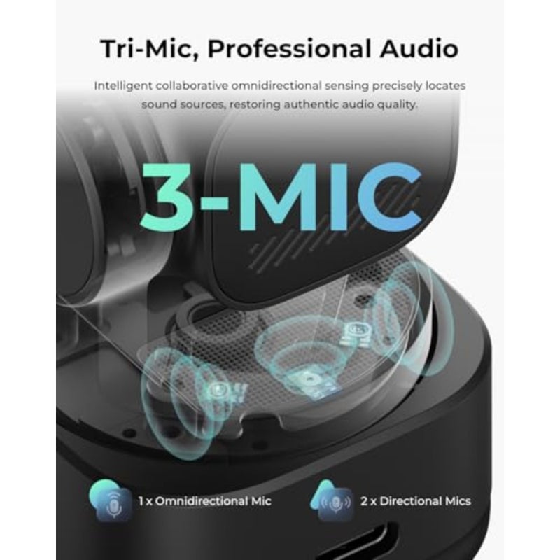 AI-Powered Spatial Audio 4K Webcam - Compact AI Tracking PTZ Camera with 1/2 Sensor, Tri-Mic, Voice Control, 120FPS, HDR, Webcam for PC, Mac, Laptop, Streaming, Meeting, Switch 2 PTZ Camera with 1/2 Sensor, Tri-Mic, Voice Control, 120FPS, HDR, Camera for PC, Mac, Laptop, Streaming, Meeting, Zoom, Teams - Image 4