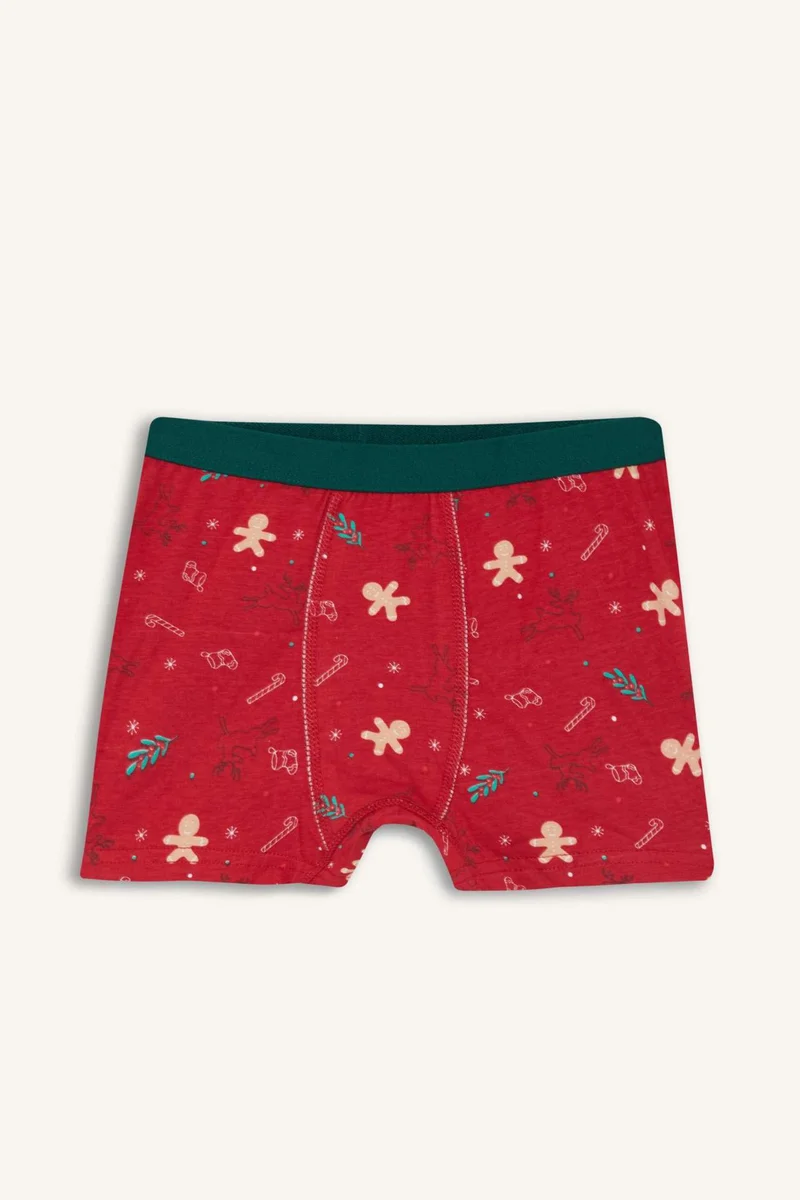 DeFacto Boy Christmas Themed Cotton Boxer