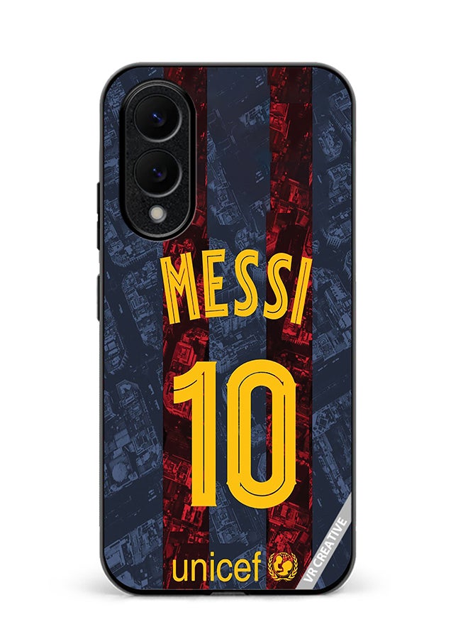 VR CREATIVE Protective Case Cover For Samsung Galaxy S25 Edge Messi Design Multicolour