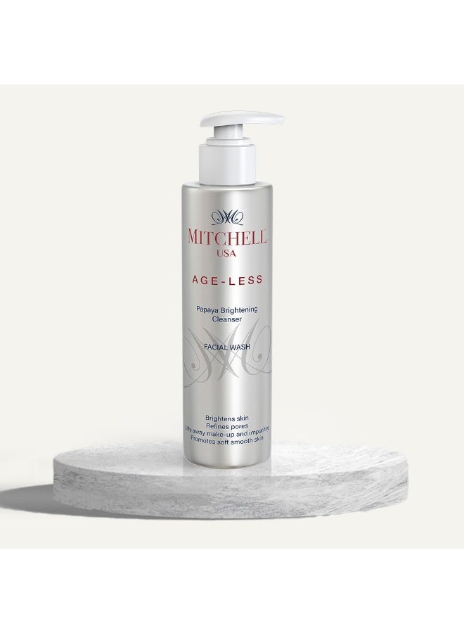 Mitchell USA Age-Less Papaya Brightening Cleanser Facial Wash (200 ml) - Image 2