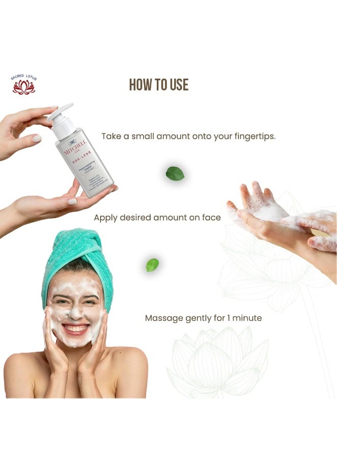 Mitchell USA Age-Less Papaya Brightening Cleanser Facial Wash (200 ml) - Image 5