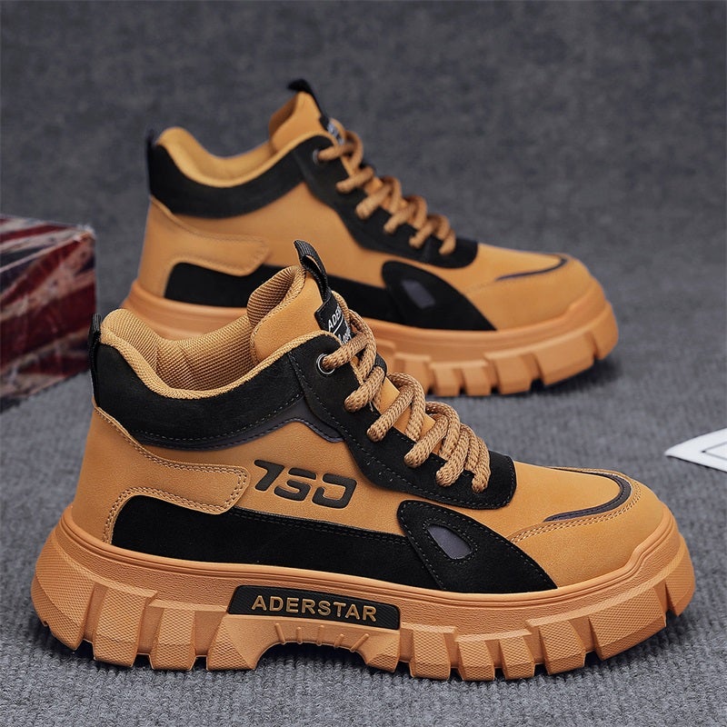 Mountaineering Men'S Shoes Spring Sports Shoes Casual Construction Site Large Size Work Safety Shoes - Image 1
