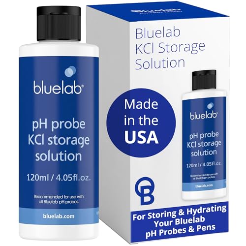 Bluelab STSOL120 KCL Storage Solution 120ml for Bluelab pH Probe and Pen, Maintain Meters used for Water, Soil, and Hydroponic System or Indoor Plant Grow - Image 1