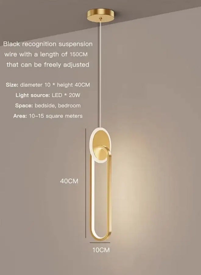 Modern Three-color Dimmable LED Chandelier Nordic Luxury Iron Art Pendant Lights For Bedroom Living Room Decor Hanging Lights - Image 4
