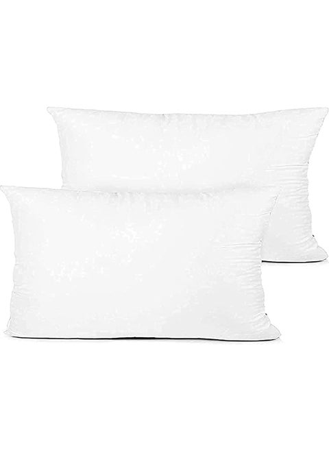2 Piece Hypoallergenic Down Substitute Polyester Square Pillow Core 30X50 Cm  Best Buy Fluffy Cushions