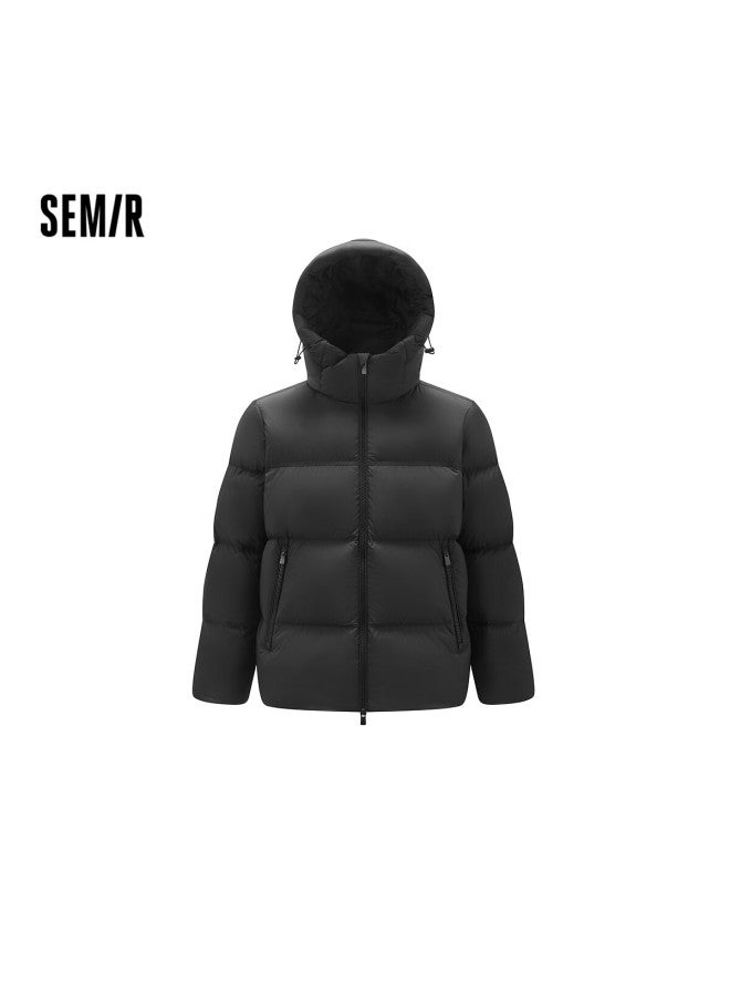 Semir New Year Qiji Red | Easy Down Series Down Jacket For Men, Winter Triple-protection Coat, Couple's Hooded Red Outerwear - Image 1