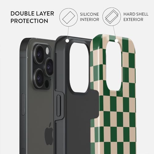 BURGA حافظة هاتف BURGA لجهاز iPhone 15 Pro Max - لطيفة، عصرية، جمالية، غلاف هاتف بنمط، حماية من الصدمات - تناسب حافظة Apple iPhone 15 Pro Max للنساء والرجال - Image 2