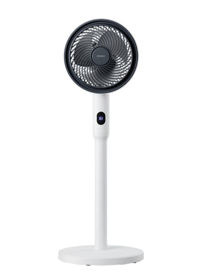 OIDIRE - Pedestal Stand Fan with Remote Control 12-Hour Timer, 3-Speed, Sleeping Mode, and Adjustable Height, Electric Cooling Fans for Home Office Bedroom Use - Image 1