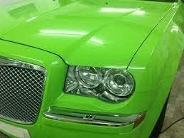 HAPPYMATES Green Satin Metallic Finish Vinyl Wrap Film Roll Fluorescent Vinyl Wrap 2 Foot x 5 Foot Decal Sheet DIY Easy to Use Air-Release Adhesive Car Bike (Green wrap) - Image 2