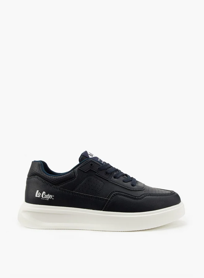 Lee Cooper Men's Panelled Lace-Up Sneakers