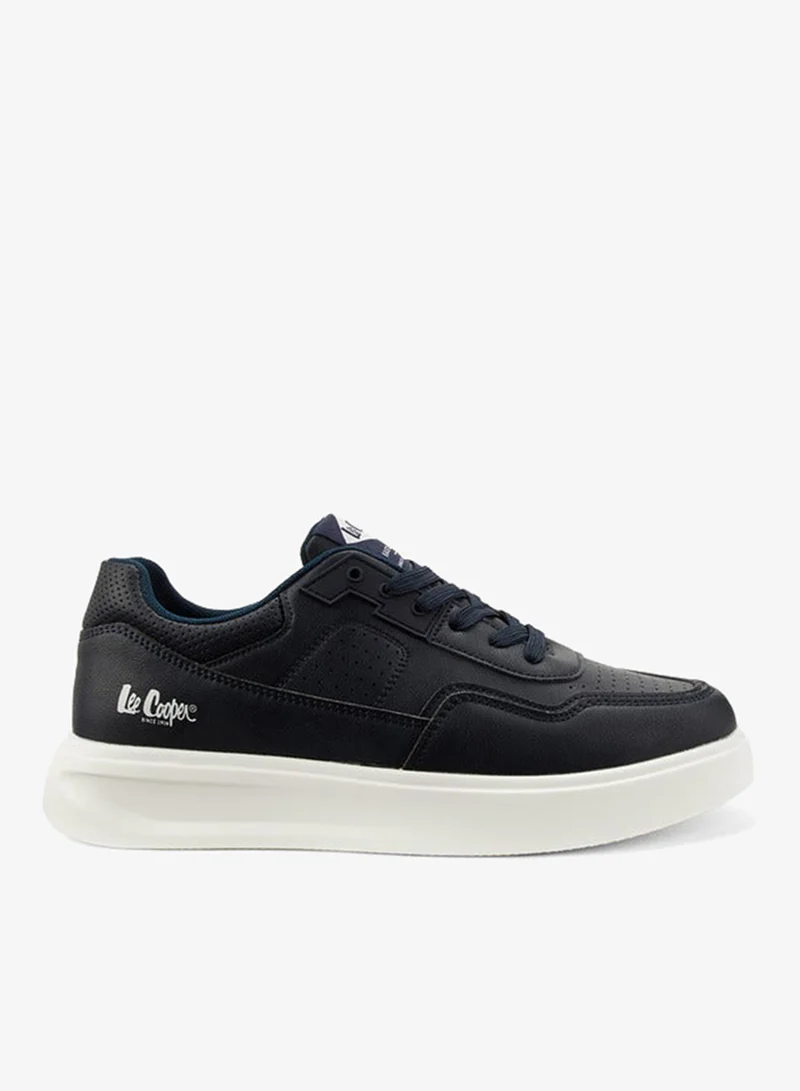 Men's Panelled Lace-Up Sneakers