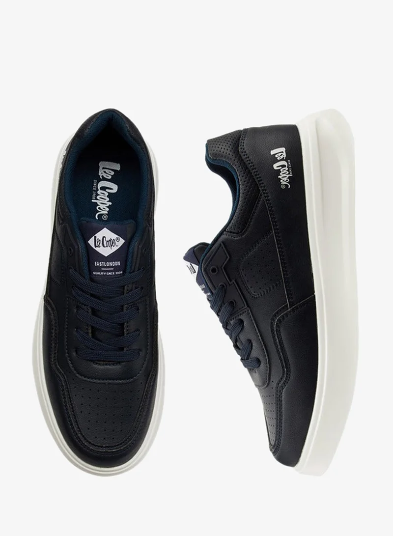 Lee Cooper Men's Panelled Lace-Up Sneakers