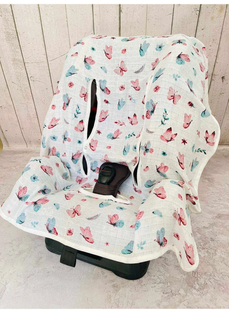 juniperus Baby Muslin Car Seat Stroller Cover