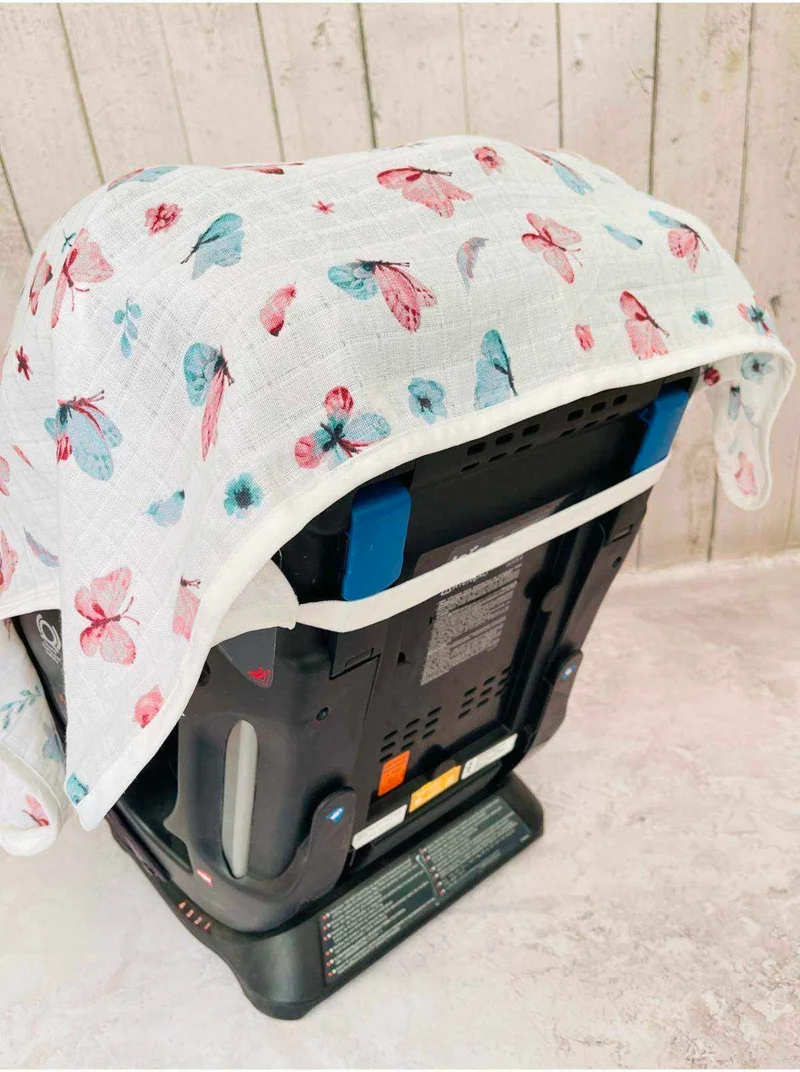 جونييروس Baby Muslin Car Seat Stroller Cover