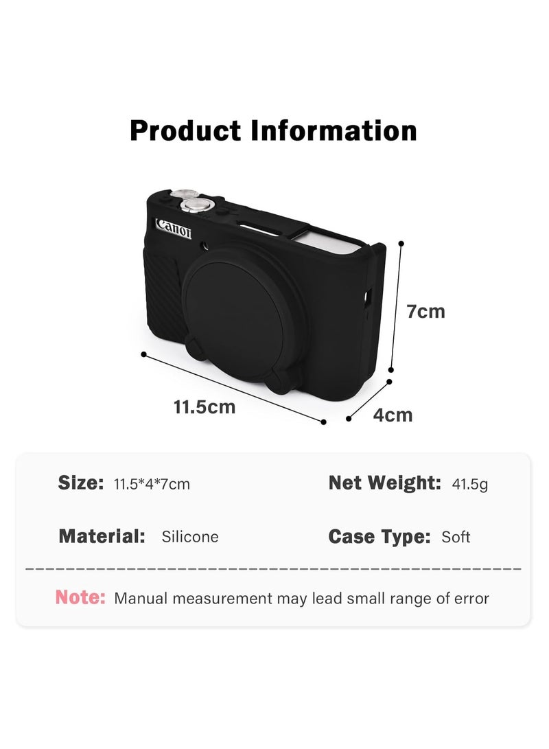 Canon SX730 SX740 Camera Bag, Soft Silicone Bag for Canon PowerShot SX740/SX730 HS Cameras – Scratch-Resistant Ultra-Thin Lightweight Case - Image 3