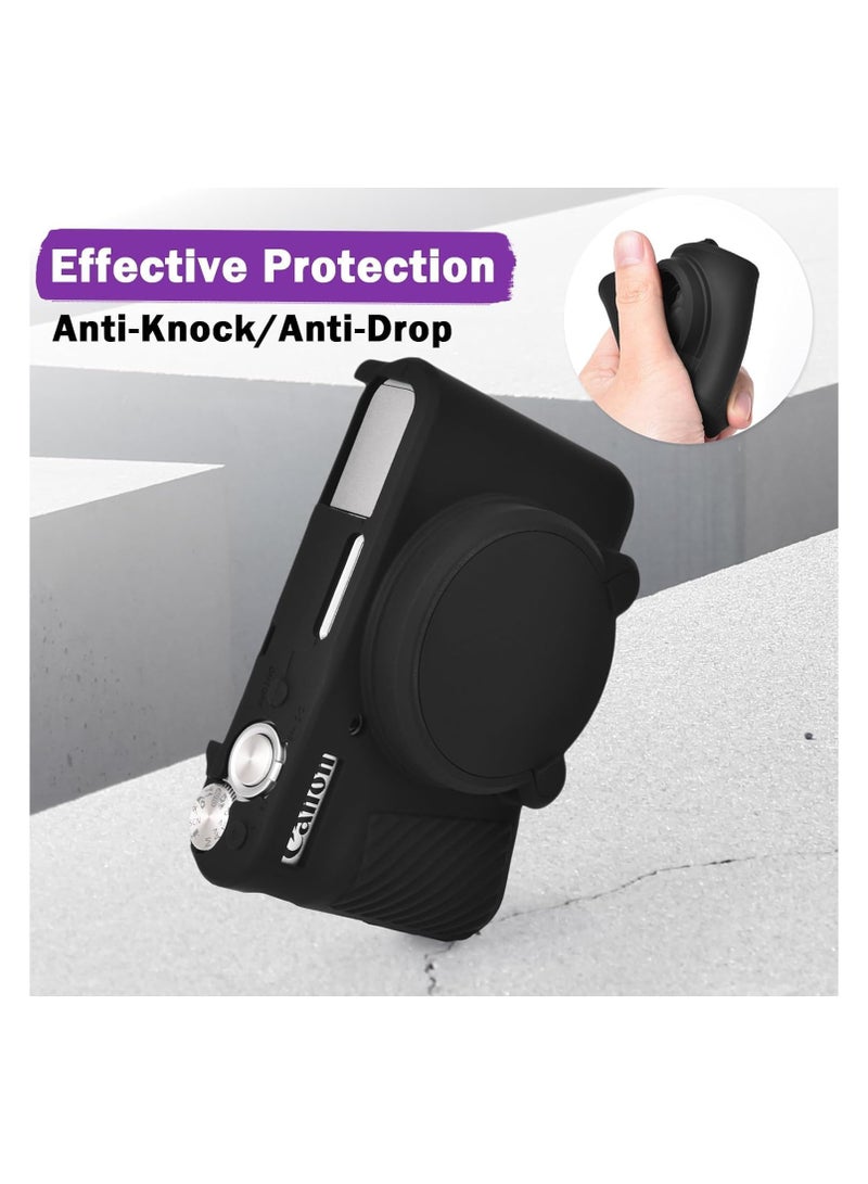 Canon SX730 SX740 Camera Bag, Soft Silicone Bag for Canon PowerShot SX740/SX730 HS Cameras – Scratch-Resistant Ultra-Thin Lightweight Case - Image 5