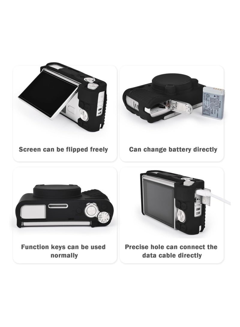 Canon SX730 SX740 Camera Bag, Soft Silicone Bag for Canon PowerShot SX740/SX730 HS Cameras – Scratch-Resistant Ultra-Thin Lightweight Case - Image 4