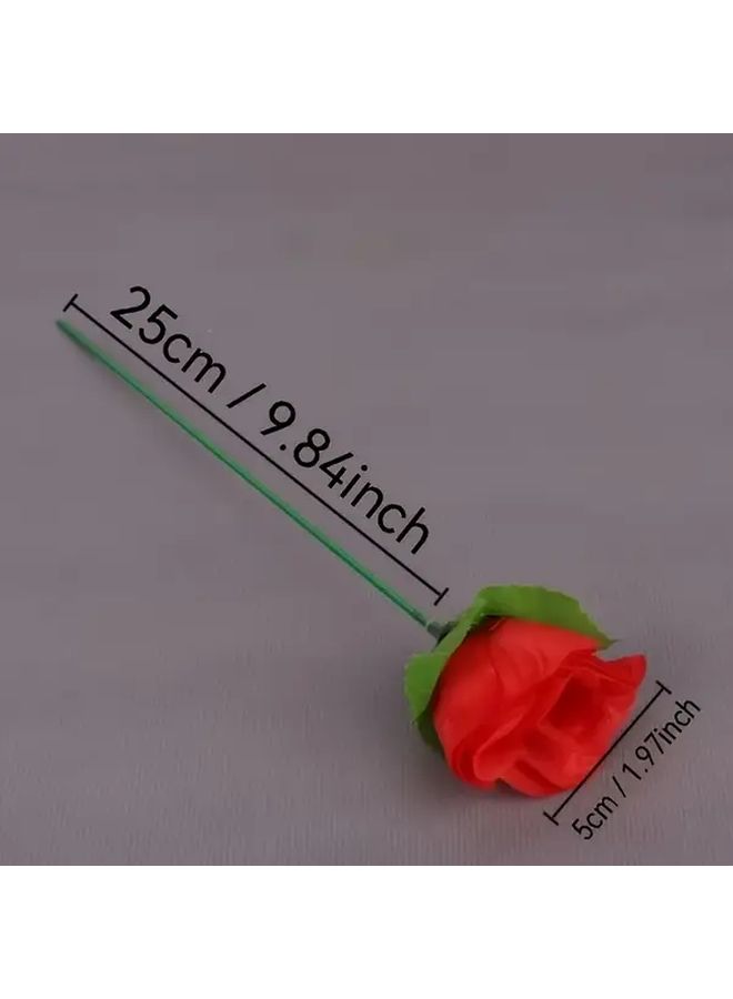 1 قطعة عصا الورد المشعل السحري، عصا حفلات مسرحية متينة وهمية لحفلات الزفاف والذكرى السنوية - Image 3
